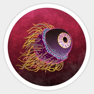 Jelly Eye (red) Sticker